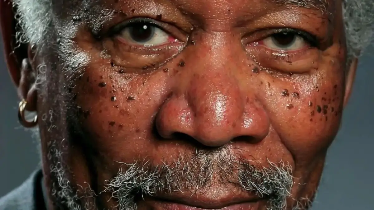 Le portrait hyperréaliste de Morgan Freeman fait à l’iPad serait un Fake