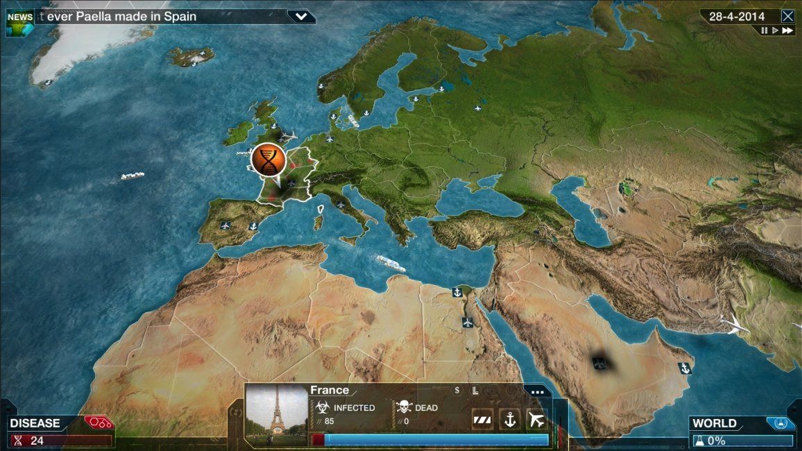 Test Plague Inc. Evolved : Objectif éradication #9
