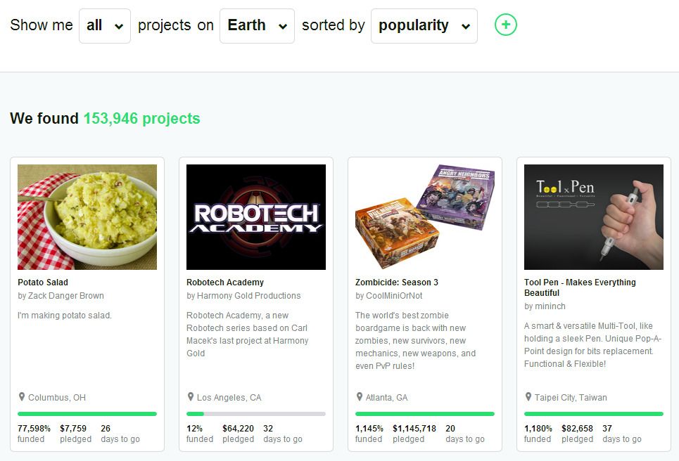 Il récolte 50 000$ sur KickStarter pour faire une salade de patates