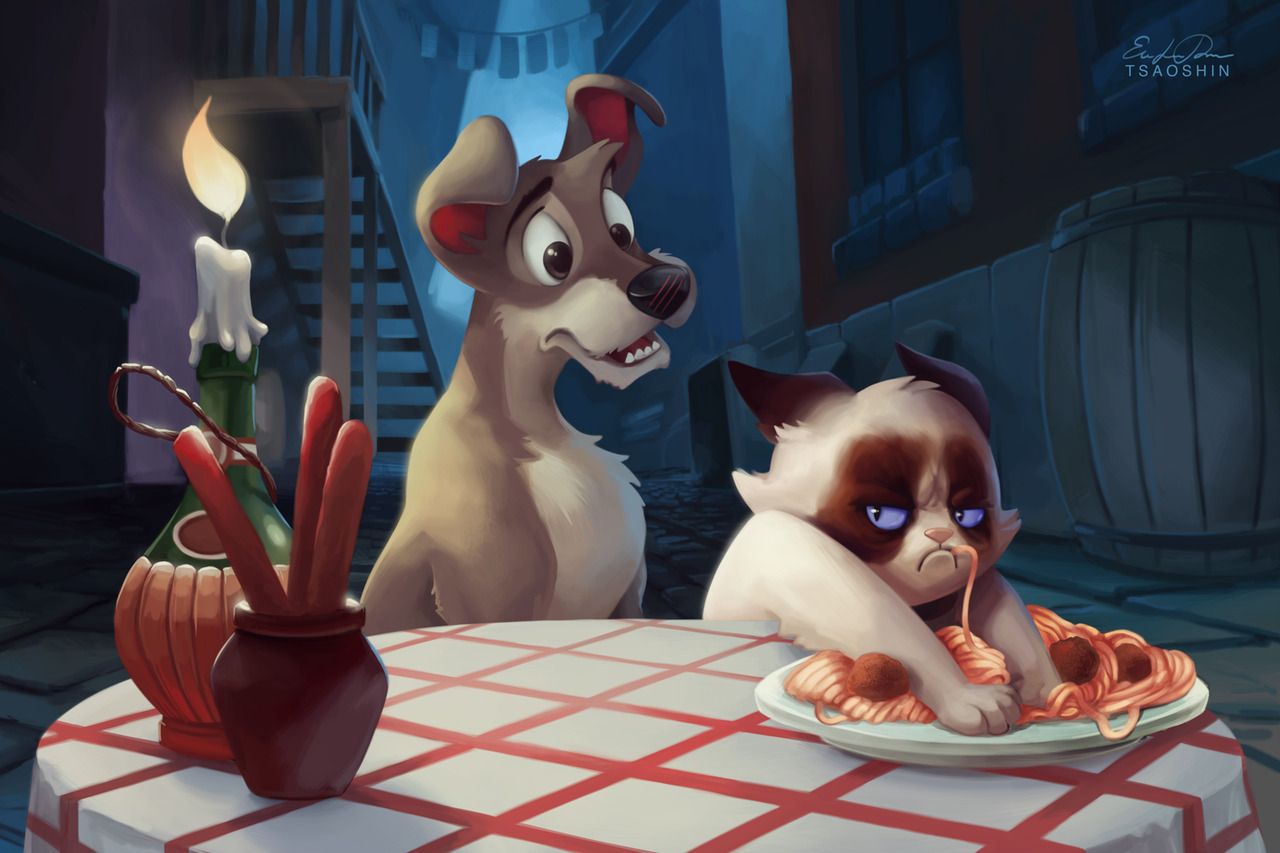 Quand Grumpy Cat trolle les dessins animés Disney #4