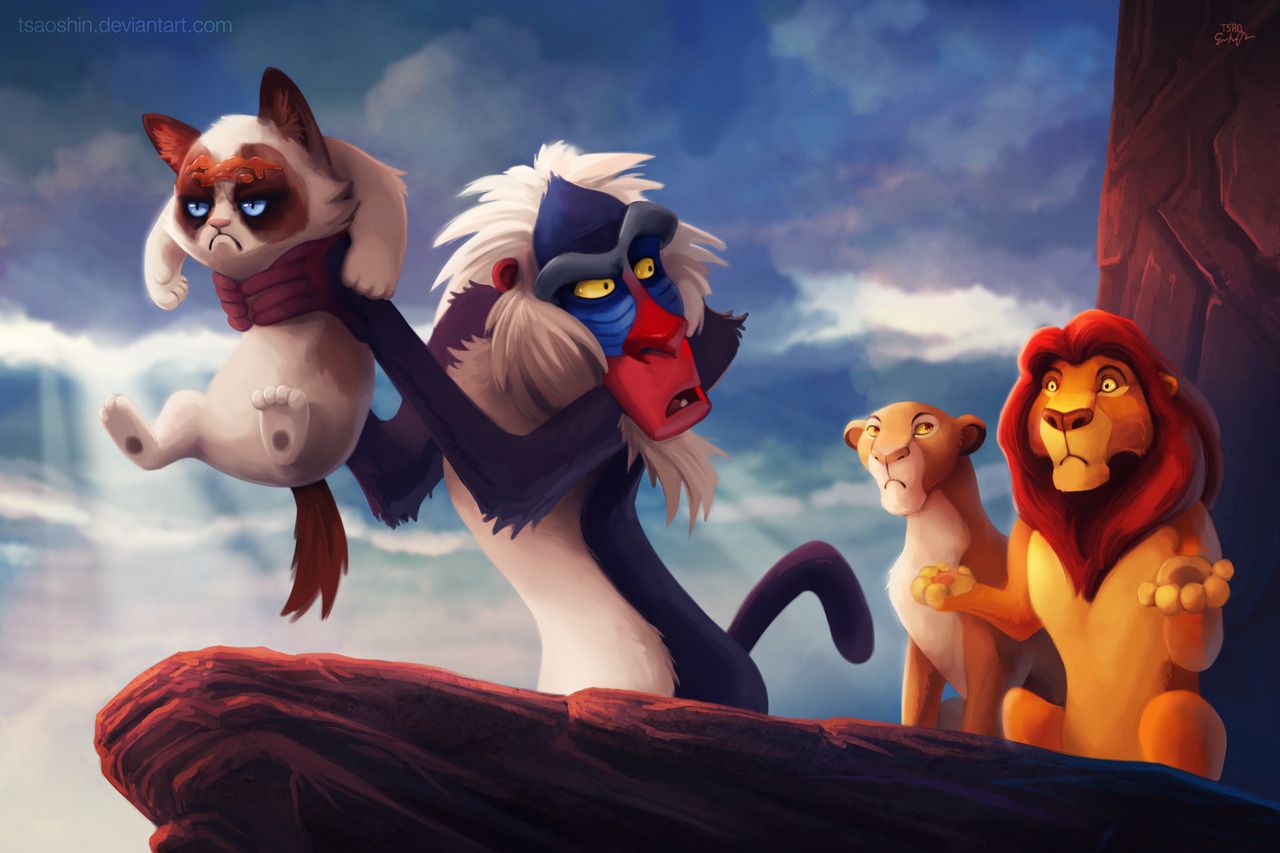Quand Grumpy Cat trolle les dessins animés Disney