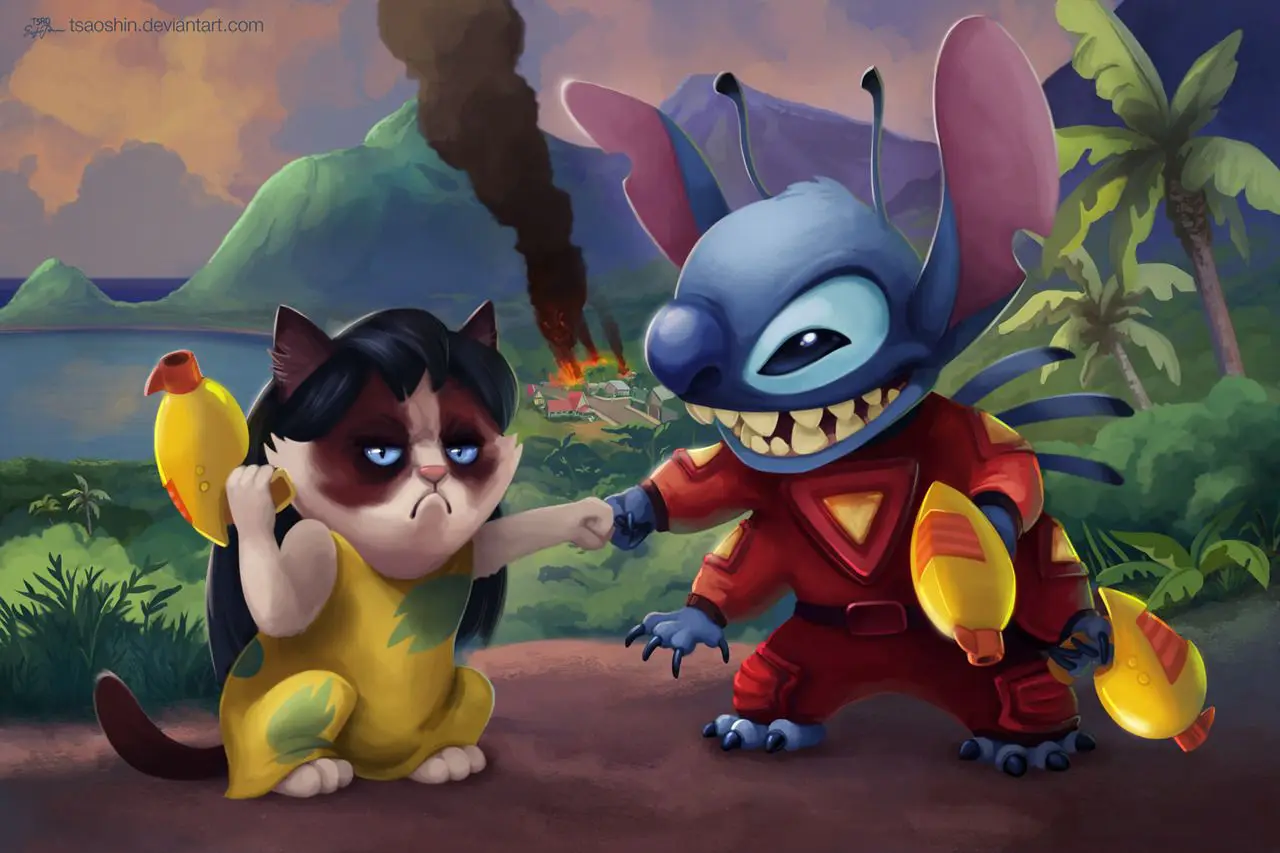 Quand Grumpy Cat trolle les dessins animés Disney #5