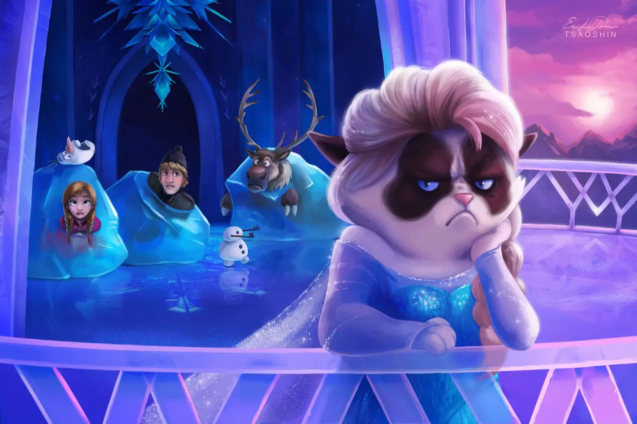 Quand Grumpy Cat trolle les dessins animés Disney #3