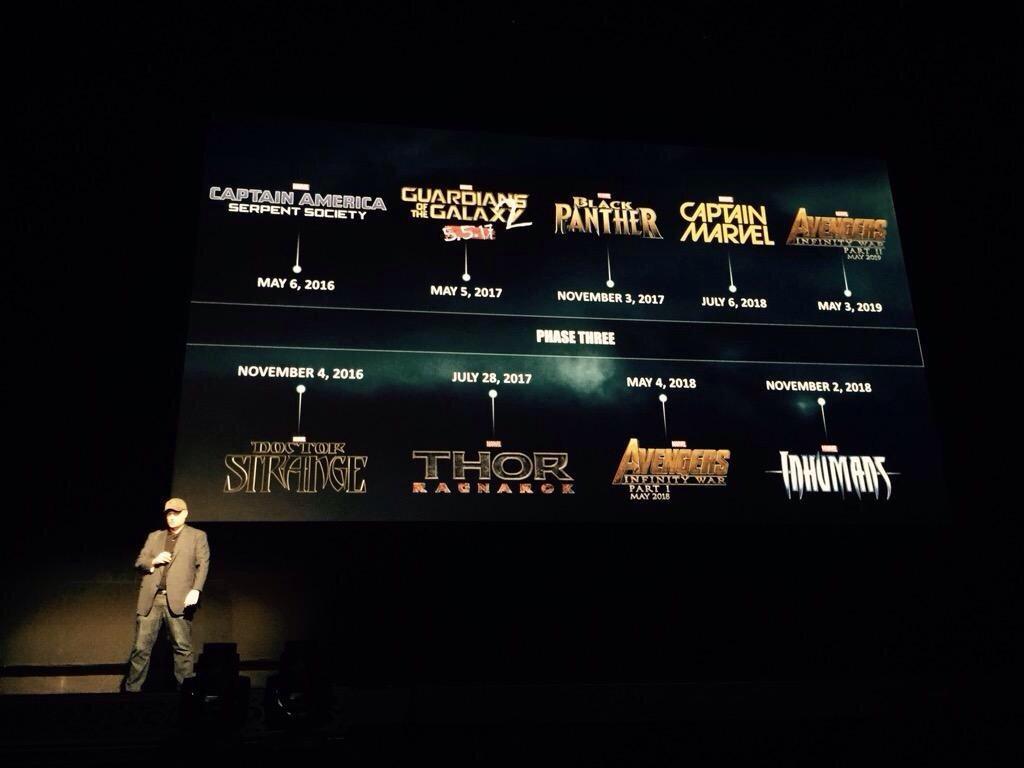 Les grosses annonces des Studios Marvel #16