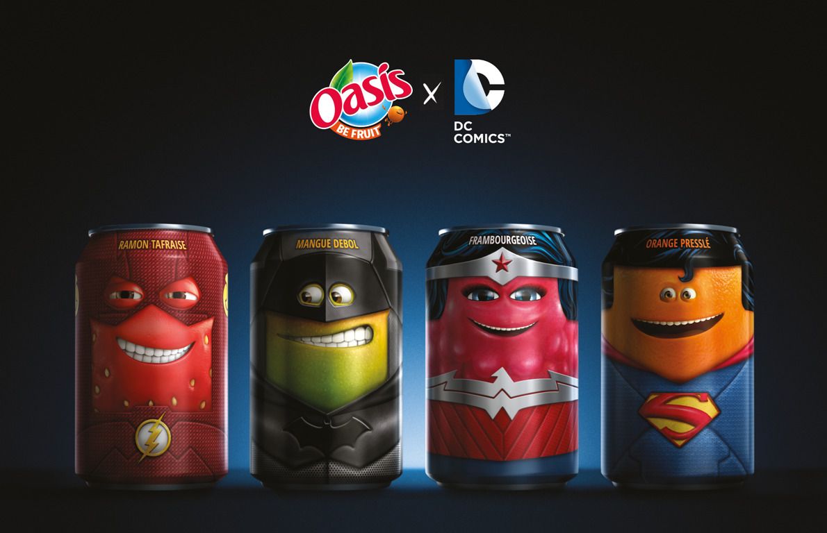 Oasis lance 4 Canettes Superman, Batman, Wonder Woman et The Flash #2