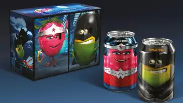 Oasis lance 4 Canettes Superman, Batman, Wonder Woman et The Flash