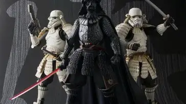 Des figurines Star Wars en version Samuraïs