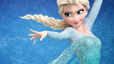 Cette maison s’illumine sur la musique Reine des Neiges