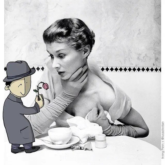 Il rajoute des petits personnages délirants dans des photos Instagram #63
