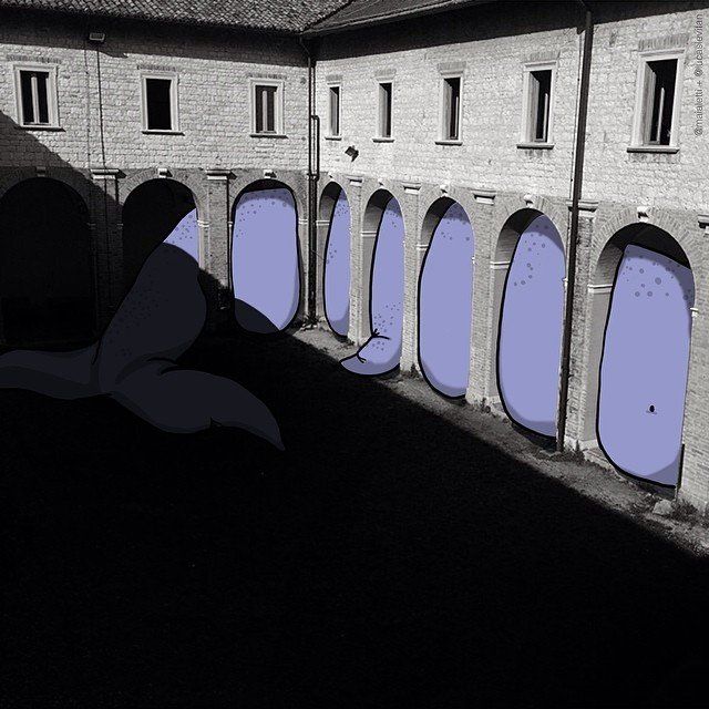 Il rajoute des petits personnages délirants dans des photos Instagram #60