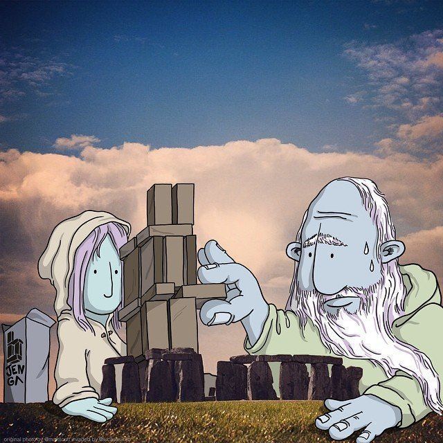 Il rajoute des petits personnages délirants dans des photos Instagram #28