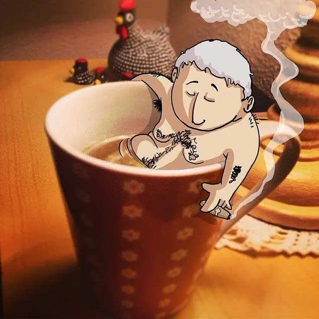 Il rajoute des petits personnages délirants dans des photos Instagram #41
