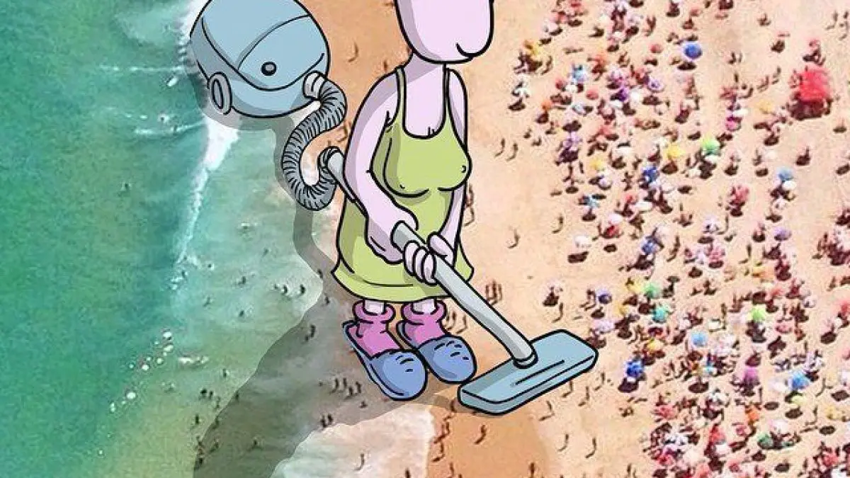 Il rajoute des petits personnages délirants dans des photos Instagram