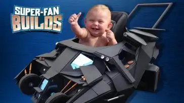 Une idée ultra geek ? Tim peut tout construire Poussette Bat-Mobile, Balancoire Groot, etc.