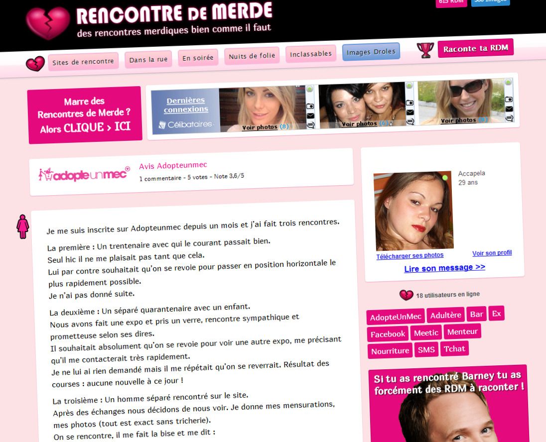 Rencontre de Merde passe en V2 #2