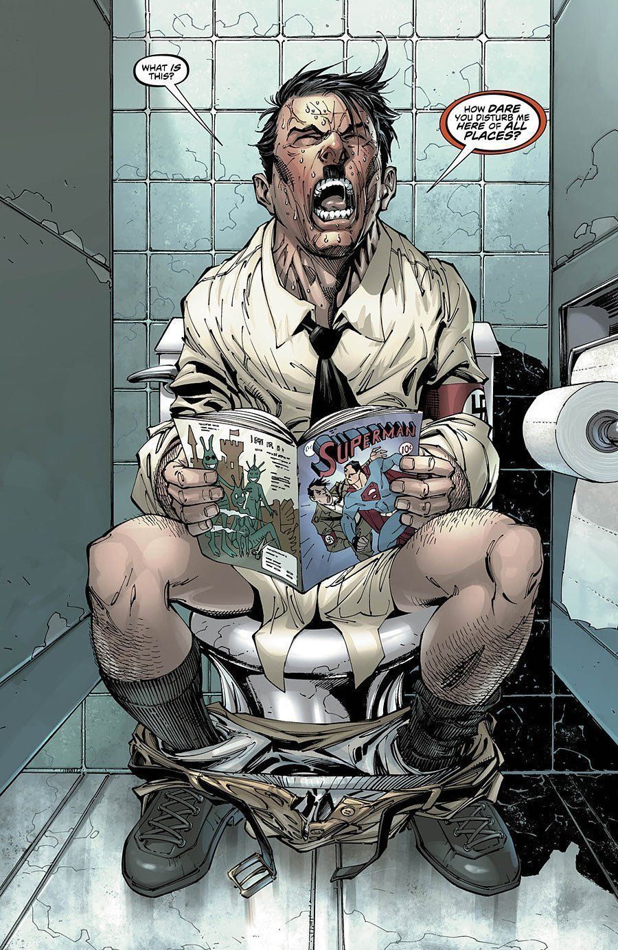 Quand Hitler lit Superman aux toilettes #2