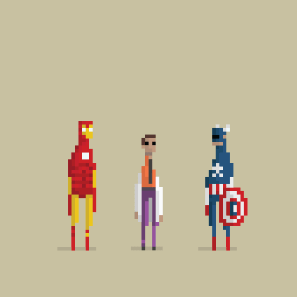 Les personnages 8 bits de Dušan Čežek #3