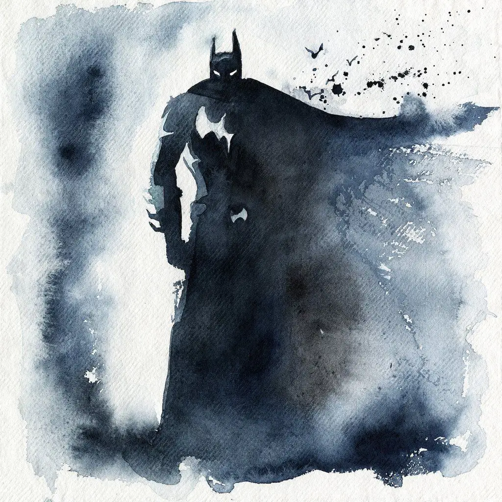 50 Fabuleux portraits de Super Héros à l’aquarelle #35