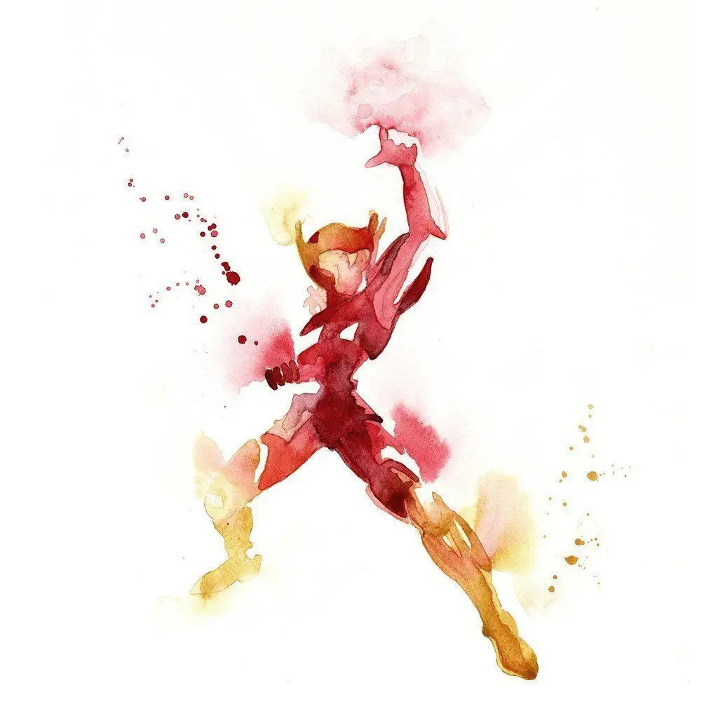 50 Fabuleux portraits de Super Héros à l’aquarelle #40
