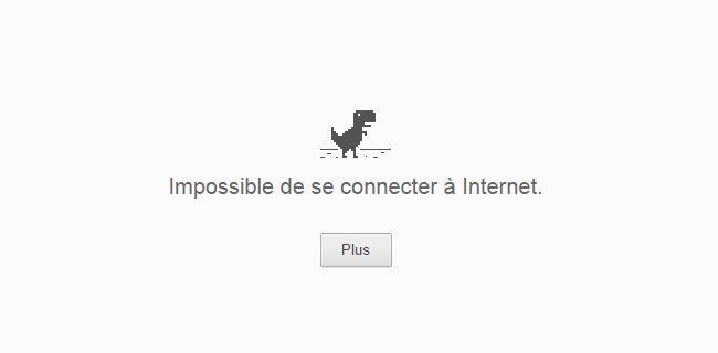 Un jeu caché dans le navigateur Google Chrome #2