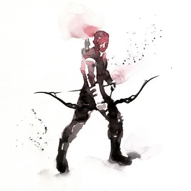 50 Fabuleux portraits de Super Héros à l’aquarelle #28