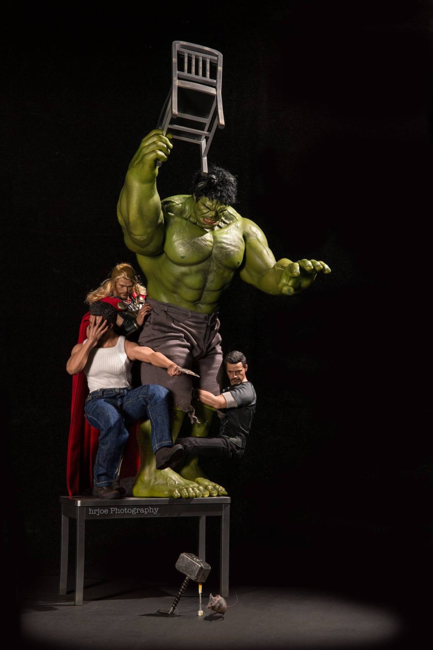 Il met en scène 90 photos de figurines Avengers X-Men Batman et Spider-Man #33