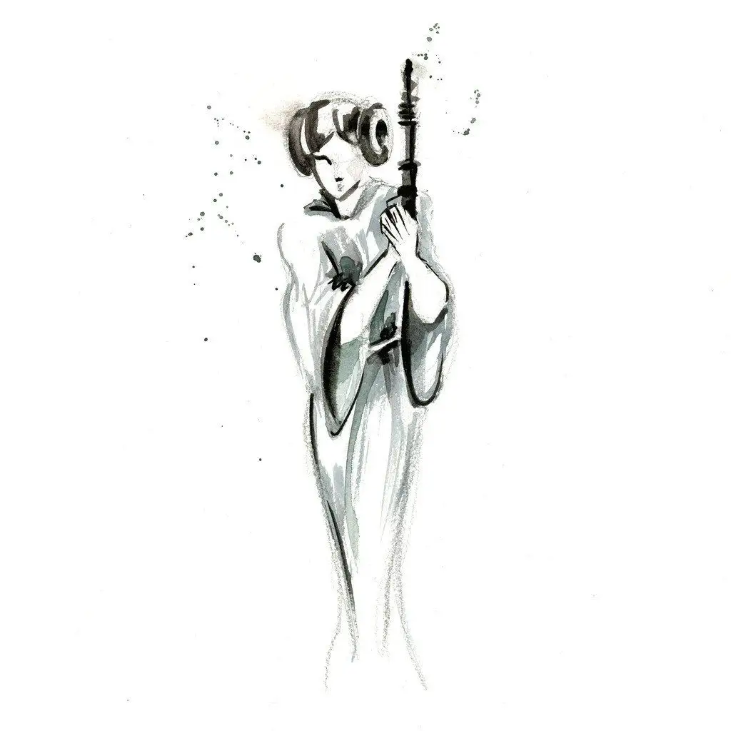 50 Fabuleux portraits de Super Héros à l’aquarelle #19