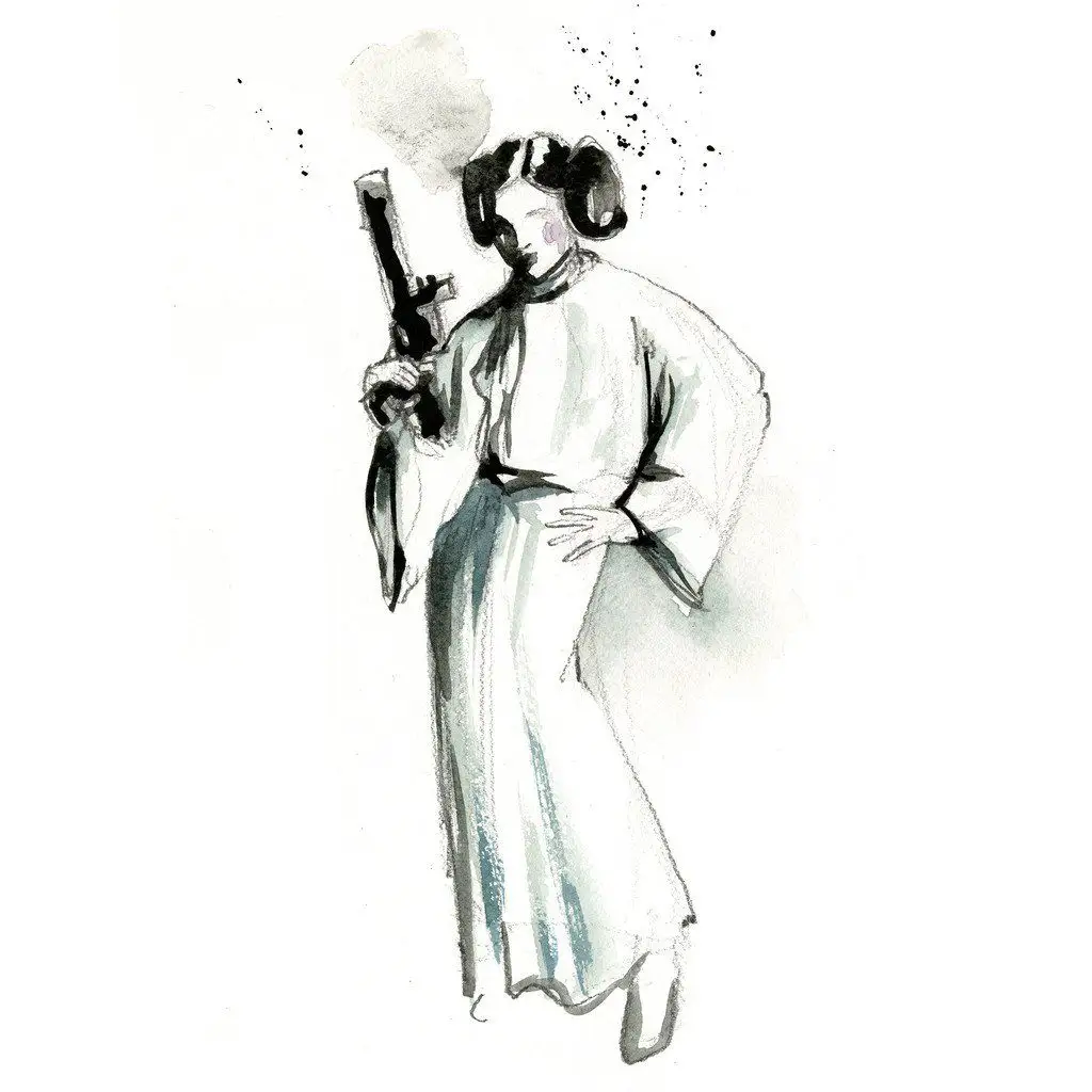 50 Fabuleux portraits de Super Héros à l’aquarelle #22