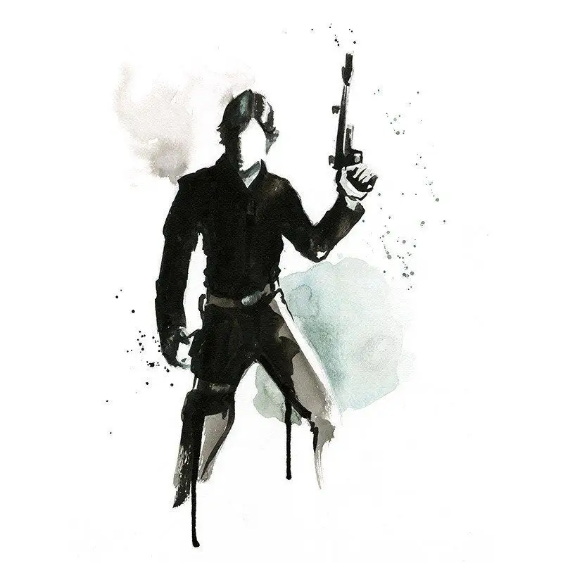 50 Fabuleux portraits de Super Héros à l’aquarelle #24