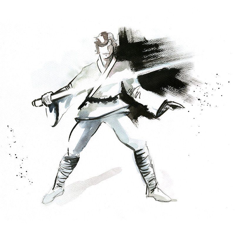 50 fabuleux portraits de Super Héros à l’aquarelle #23