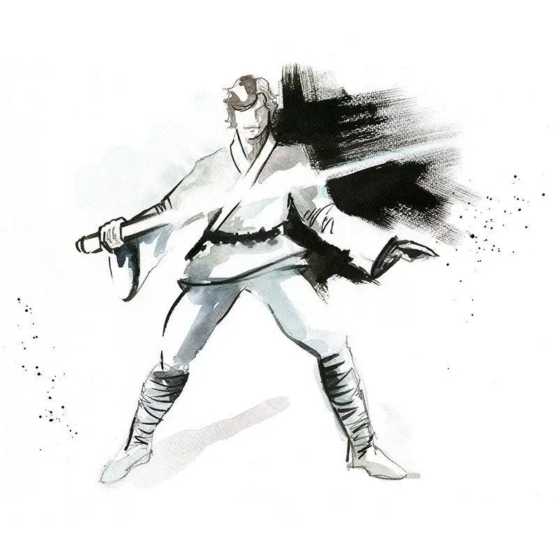 50 Fabuleux portraits de Super Héros à l’aquarelle #23