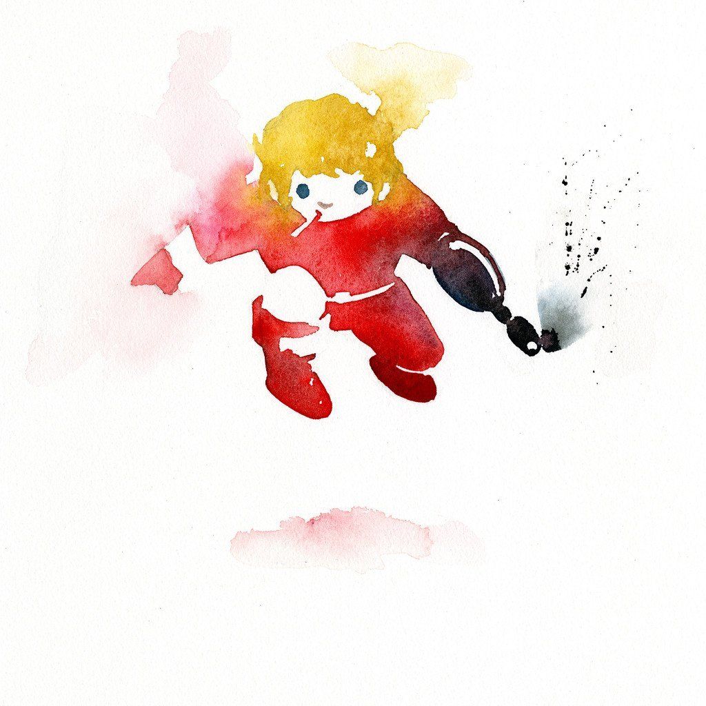 50 fabuleux portraits de Super Héros à l’aquarelle #47