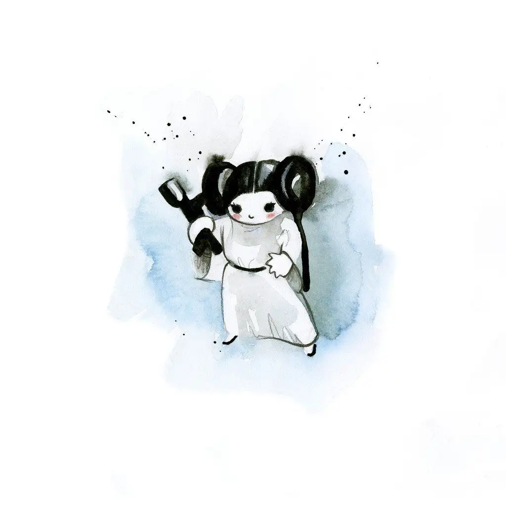 50 Fabuleux portraits de Super Héros à l’aquarelle #49