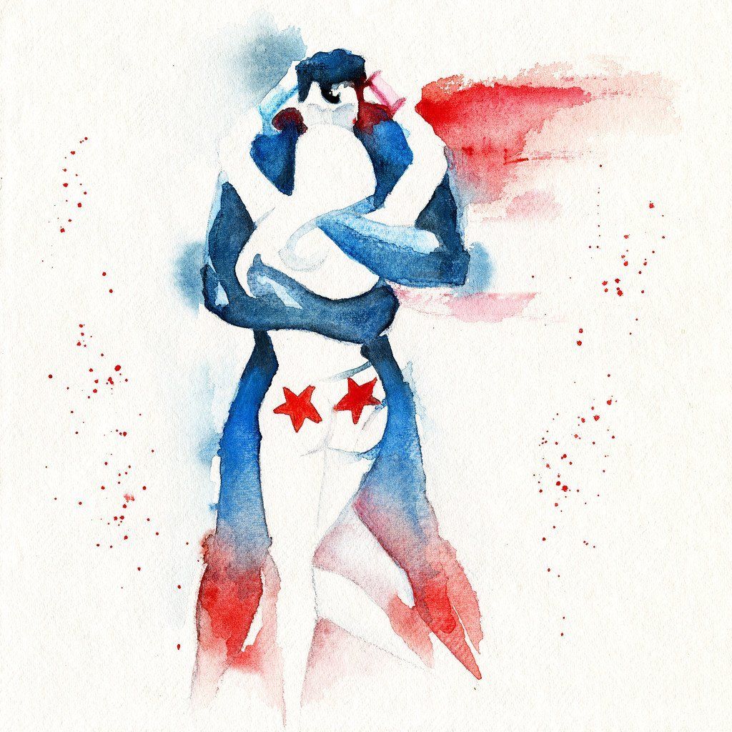 50 fabuleux portraits de Super Héros à l’aquarelle #7