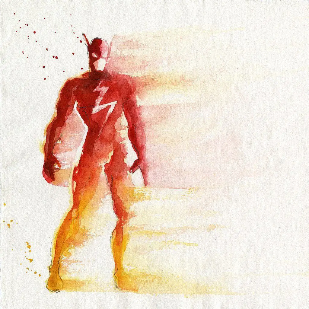 50 Fabuleux portraits de Super Héros à l’aquarelle #11