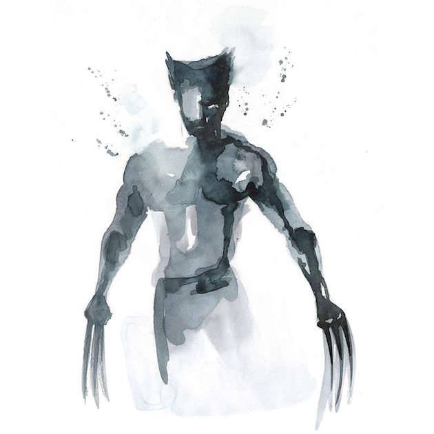50 fabuleux portraits de Super Héros à l’aquarelle #32