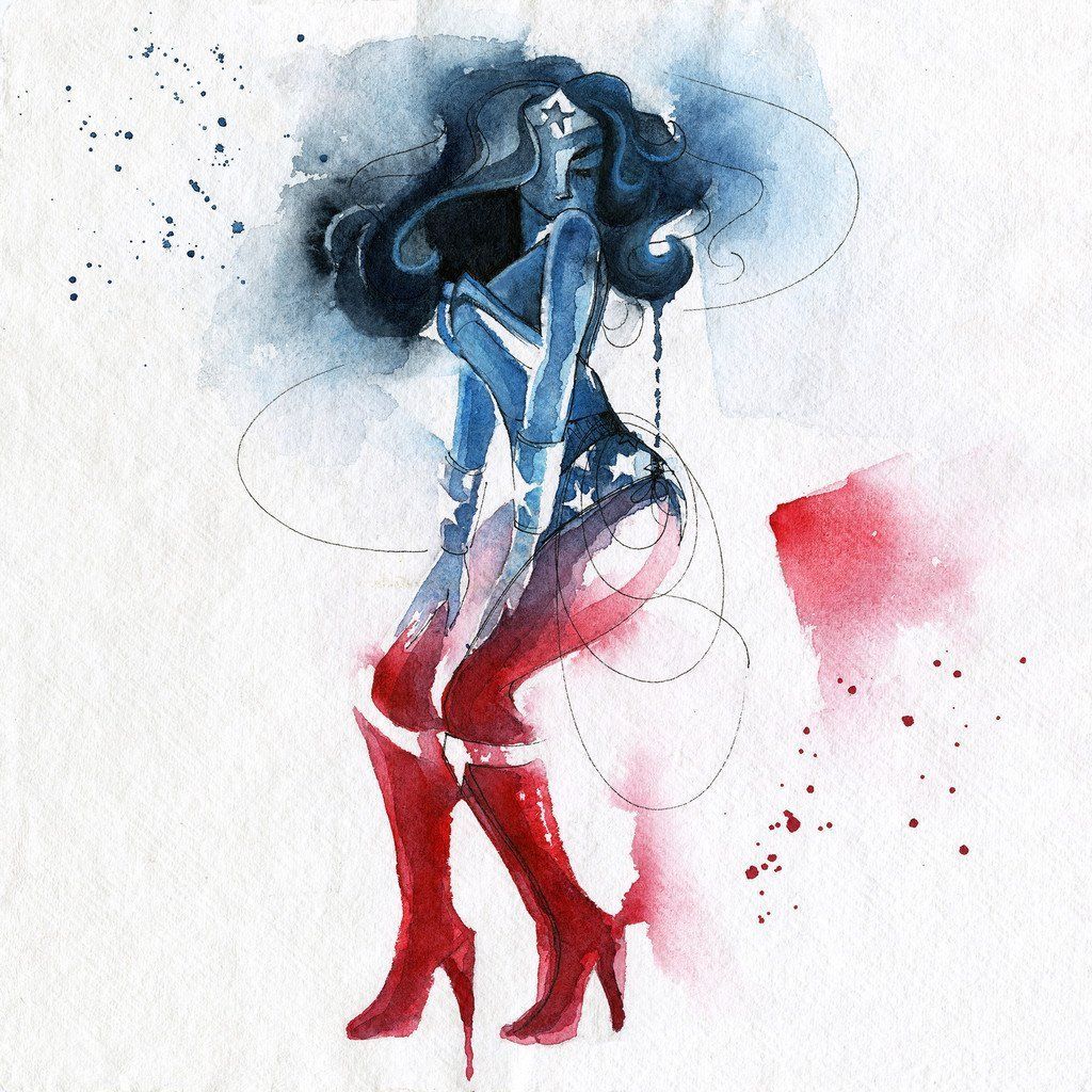 50 fabuleux portraits de Super Héros à l’aquarelle #8