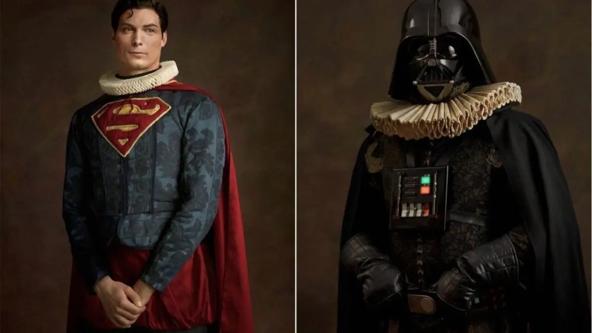 Des portraits de Super Héros façon XVème Siècle