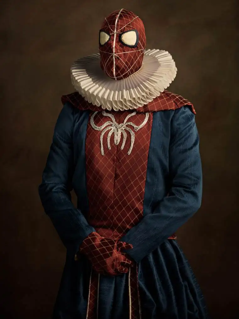 Super-Heroes-meet-Flemish-Spider-Man