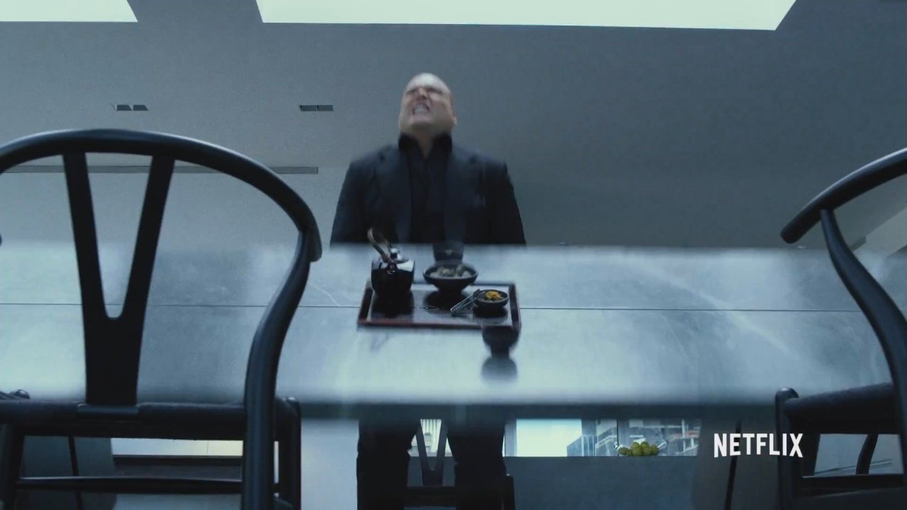 wilson fisk caid enervé daredevil netflix serie
