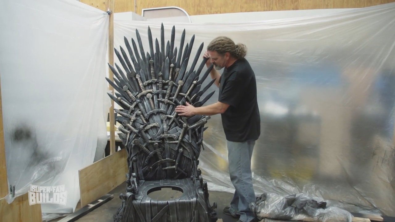 Game of Thrones Toilettes super fan build peinture faite