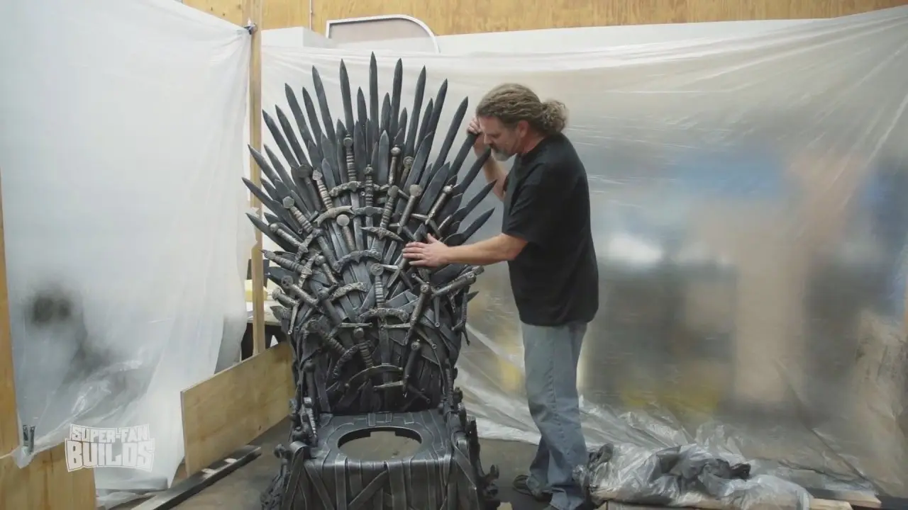 Game of Thrones Toilettes super fan build peinture faite