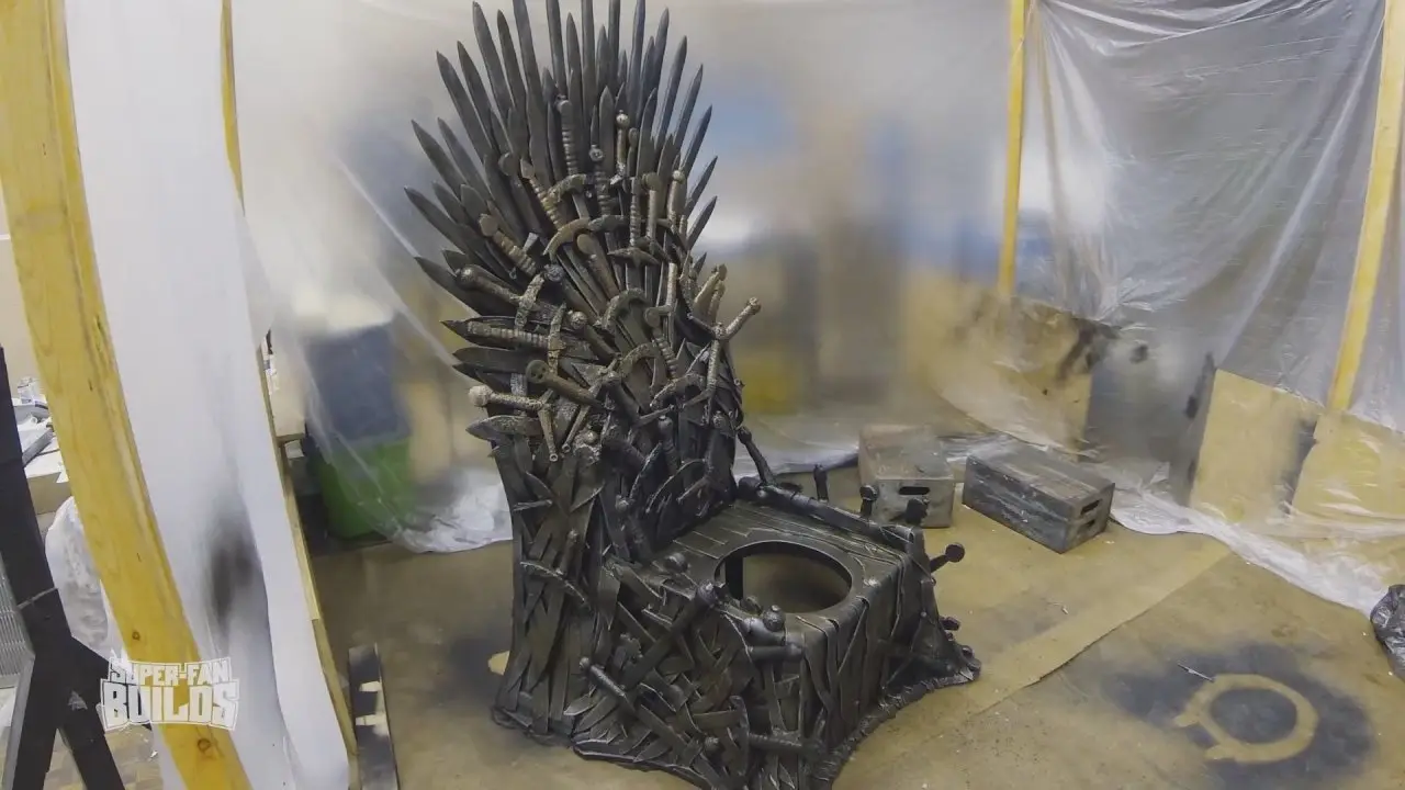 Game of Thrones Toilettes super fan build peinture