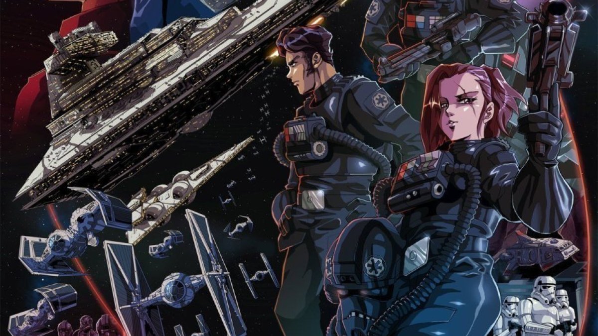 Le poster du film d'animation TIE fighter