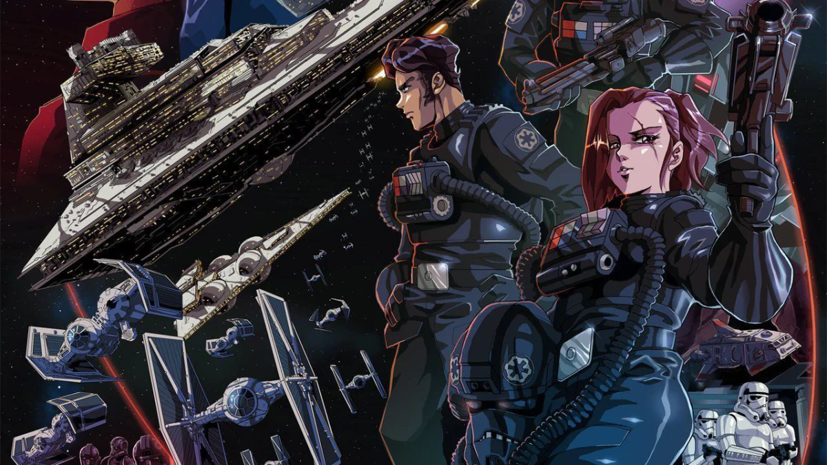Le poster du film d'animation TIE fighter