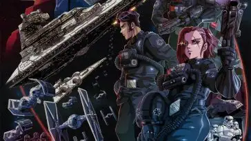 Le poster du film d'animation TIE fighter