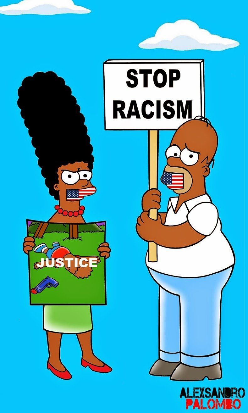 Un violent détournement des Simpsons pour lutter contre les exécutions policières