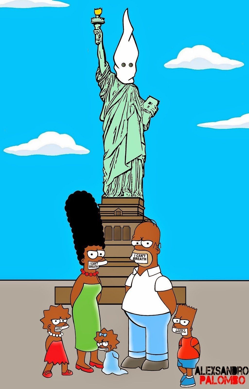 Un violent détournement des Simpsons pour lutter contre les exécutions policières #4