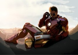 Tony Stark Iron Man aime les donuts