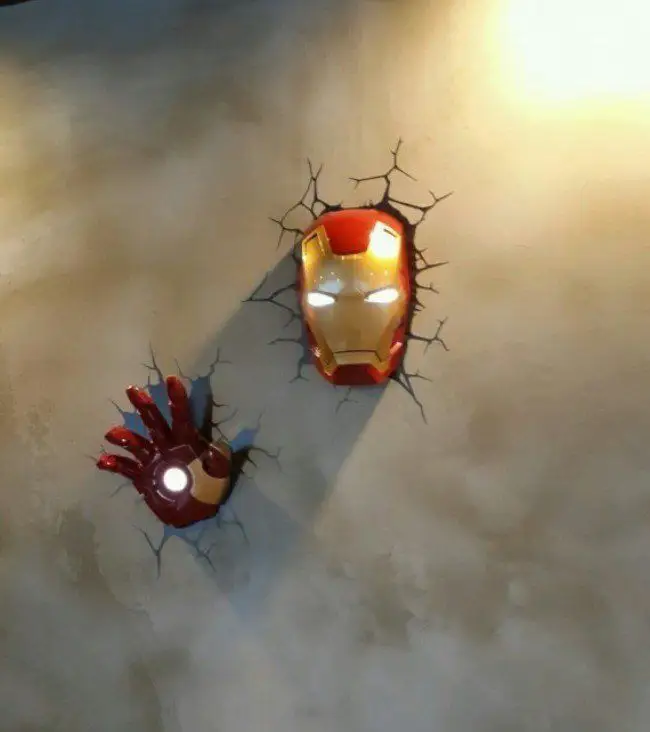 Ces incroyables lampes 3D murales Avengers, Spider-Man et Star Wars sortent des murs #11